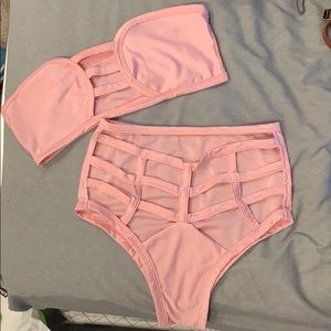 NWOT pink bikini   Size large